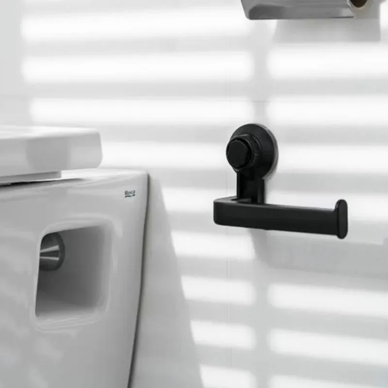 1Pcs Suction Cup Rack Adhesive Toilet Paper Holder Kitchen Roll Towel Rack Wall Mount Toilet Paper Holder Bathroom Accessories paper towel holder toilet paper holder toilet paper rack toilet roll holder