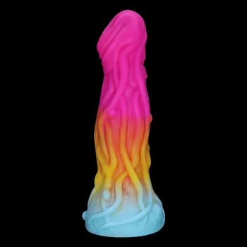 Dragon Dildo Huge Realistic Dildo Large Penis Colorful Monster Dildo with Suction Cup Sex Toys for Women Toys for Anal 2