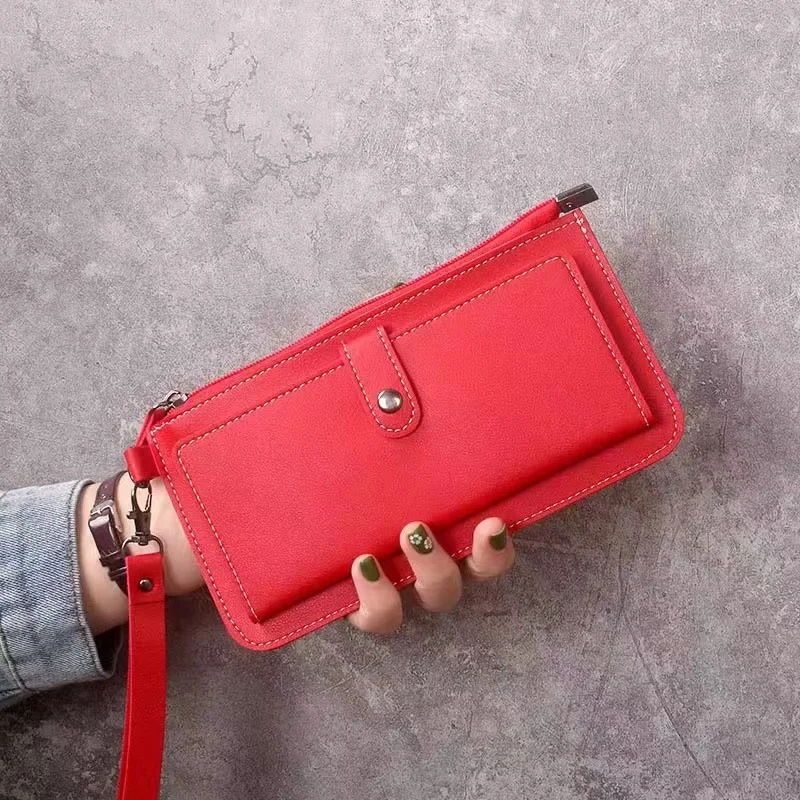 Monederos Mujer Grandes SXGJQ Cartera De Cuero Genuino Para Mujer, Monedero Carteras De Mujer Grandes
