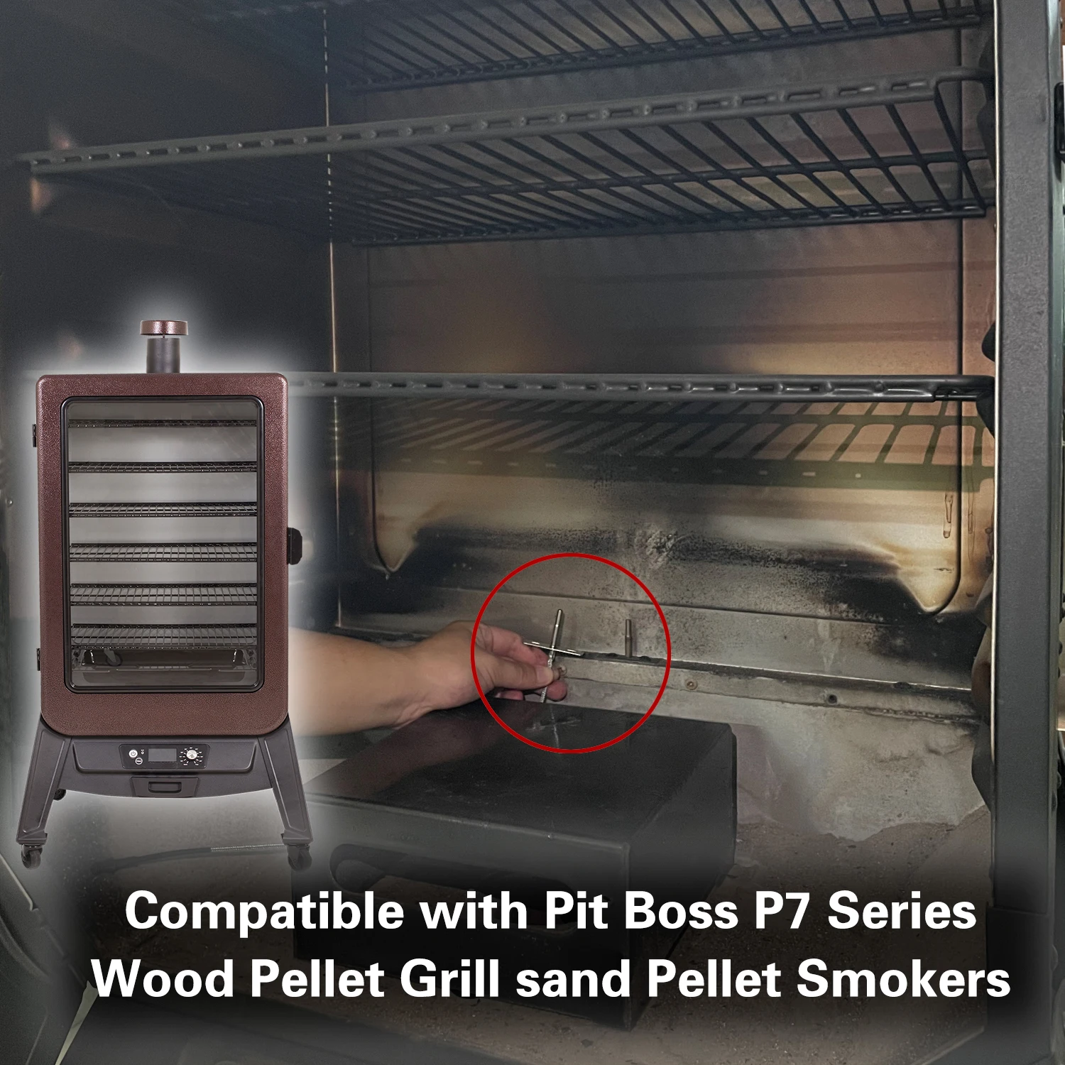 How to Replace Temperature Probe Sensor PitBoss Pellet Smoker PB