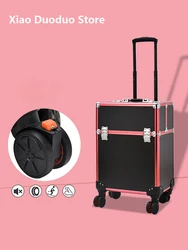 Professional Makeup Suitcase Travel Beauty Cosmetics Organizer Luggage Box Manicure Suitcases Wheels Trolley Case Customized
