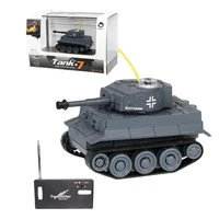 Mini Remote Control Tank Simulation Four way Wireless Charging Children's Remote Control Vehicle Military Toys Children's Tank 1