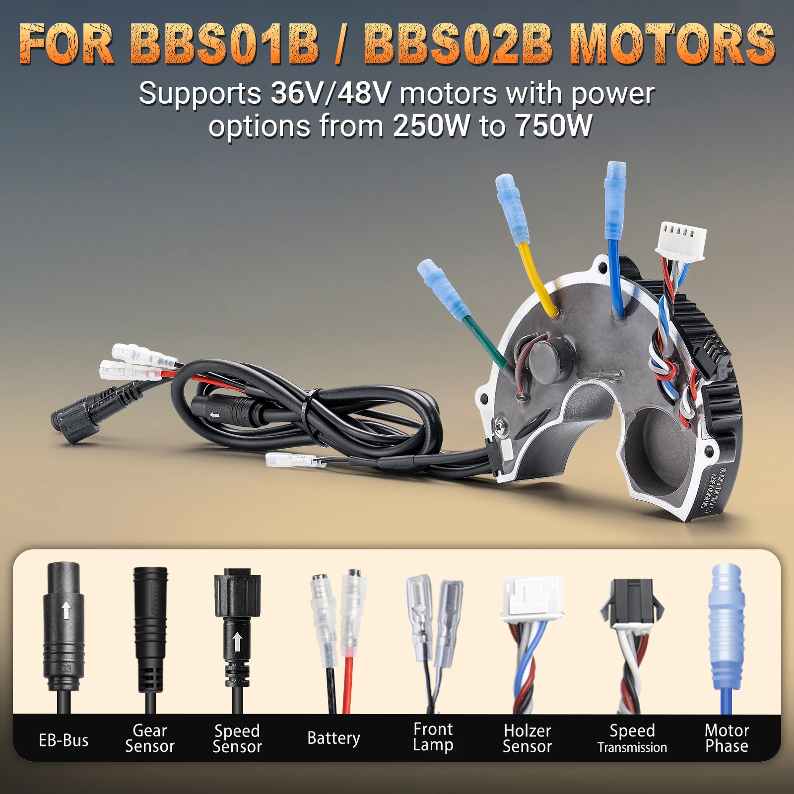 BAFANG Mid Drive Motor Controller for BBSHD BBS01B BBS02