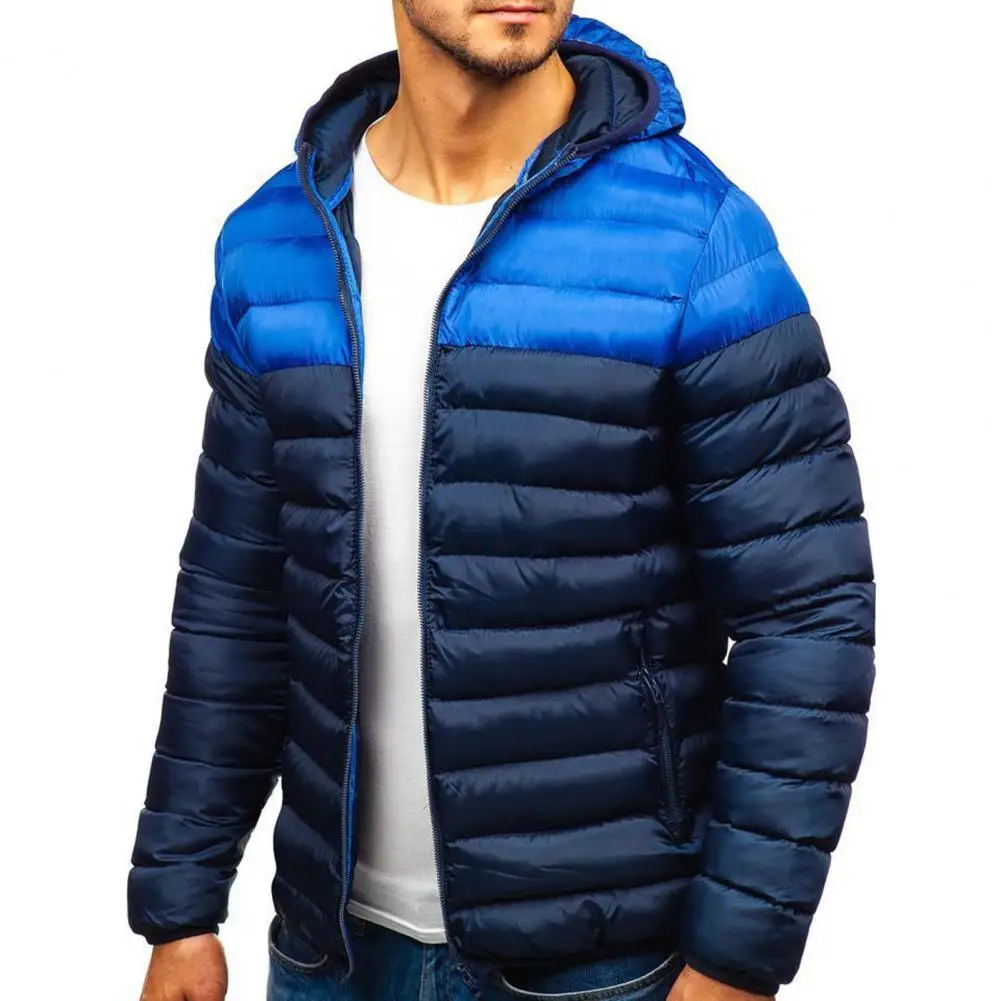 Description Picture 3 of itemMan Down Hooded Jacket Winter Autumn Coat Men Ultra Light Jackets Warm Outwear Parkas Outdoors Campaign Clothes