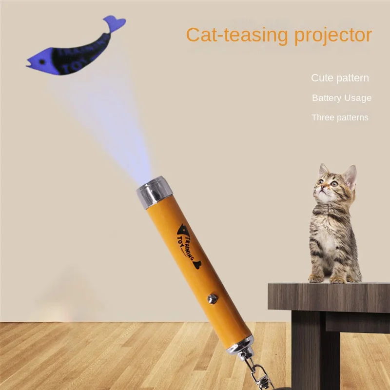Laser cat dog stick laser light infrared red dot pen whip light pen interactive toys with bright animation mouse shadow