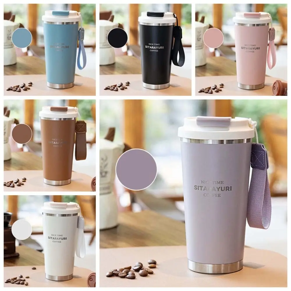 Description Picture 5 of itemLarge Capacity Coffee Water Cup TPR Round Mouth 560ML Drinking Cup Detachable Filter Filter Tea Bottle Men