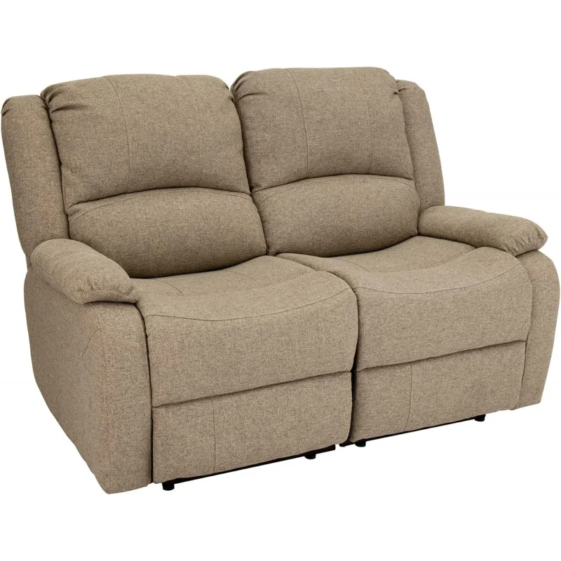 

RecPro Charles Collection | 58 "Double Recliner RV Sofa | RV Zero Wall Loveseat | Wall Hugger Recliner | RV Theater Seat | RV