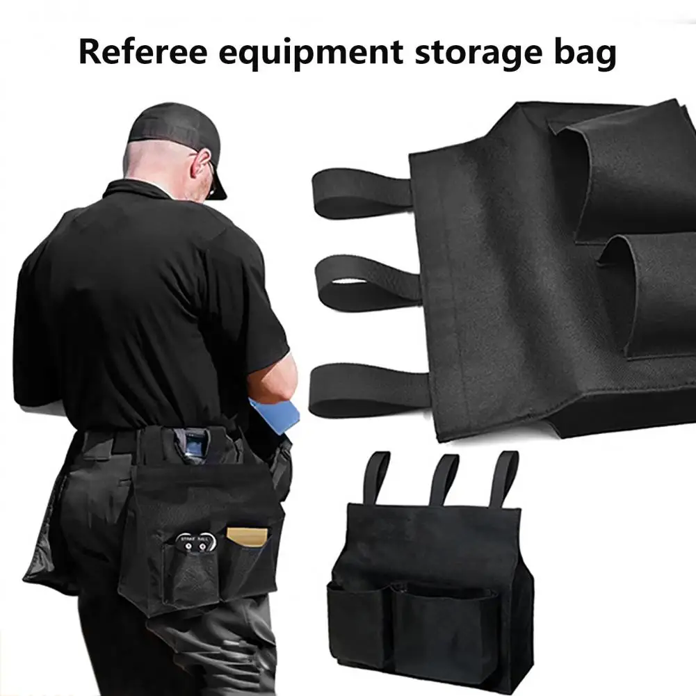 Referee Bag Oxford Cloth Convenient Easy to Carry Wear-resistant Golf Baseball Storage Pouch for Equipment