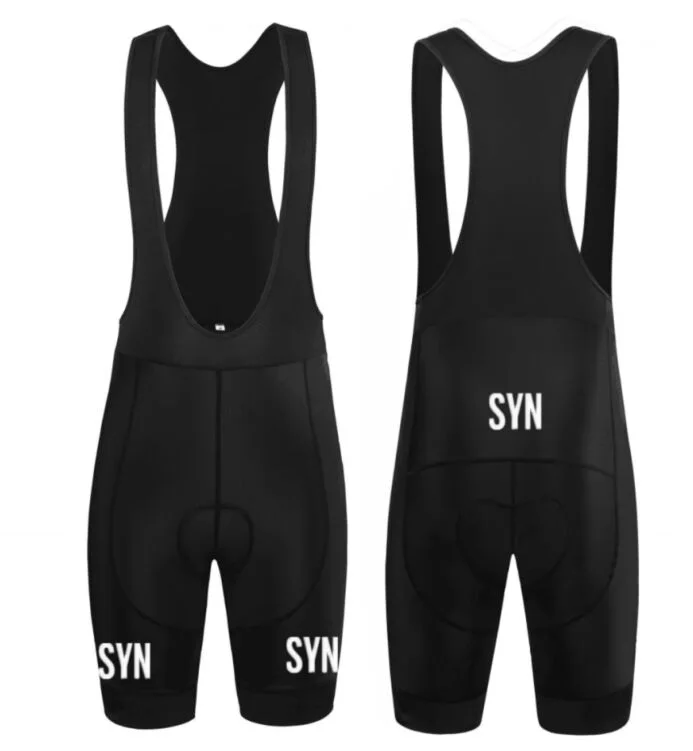Long distance riding SYN Unisex Bib Shorts Shockproof sponge seat Bottom MTB Shorts Women Men