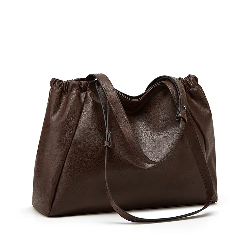 Fashion Casual Women's Handbag High Class Simple Shoulder Crossbody Bag New Style Commuting Tote Bag Trendy