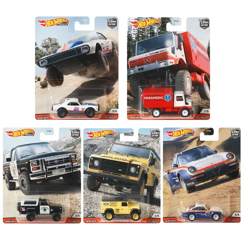 Hot Wheels Car Culture Metal Car Wild Terrain Desert Rally Thill Climbers Diecast 1:64 Kids Toys for Boys Car Model Collect Gift