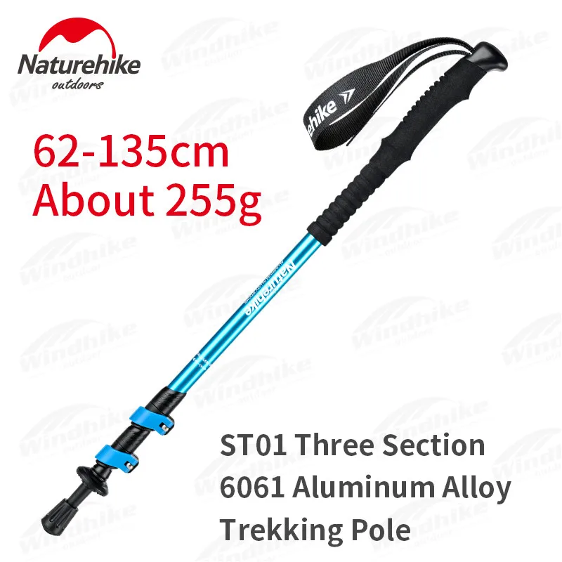 NaturehikeST01TrekkingPole6061AluminumAlloy3SectionsTelescopic