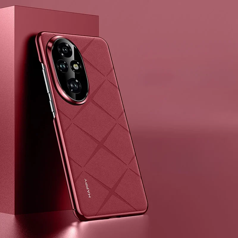 Fashionable Ultra-Thin Leather + PC Camera Protection Cover