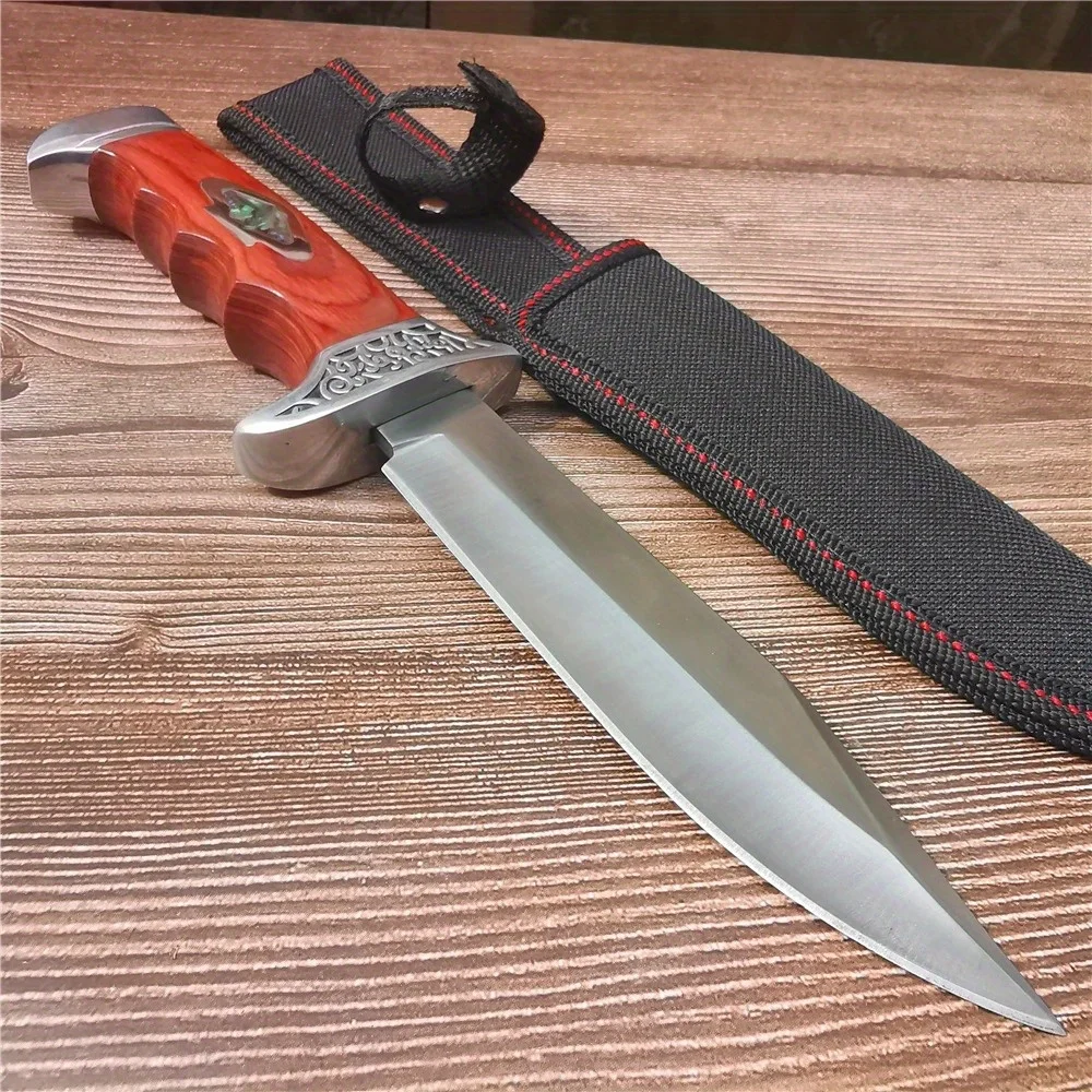 10.4 Inch (265mm) 9CR18MOV Stainless Steel Fixed Blade Knife 3