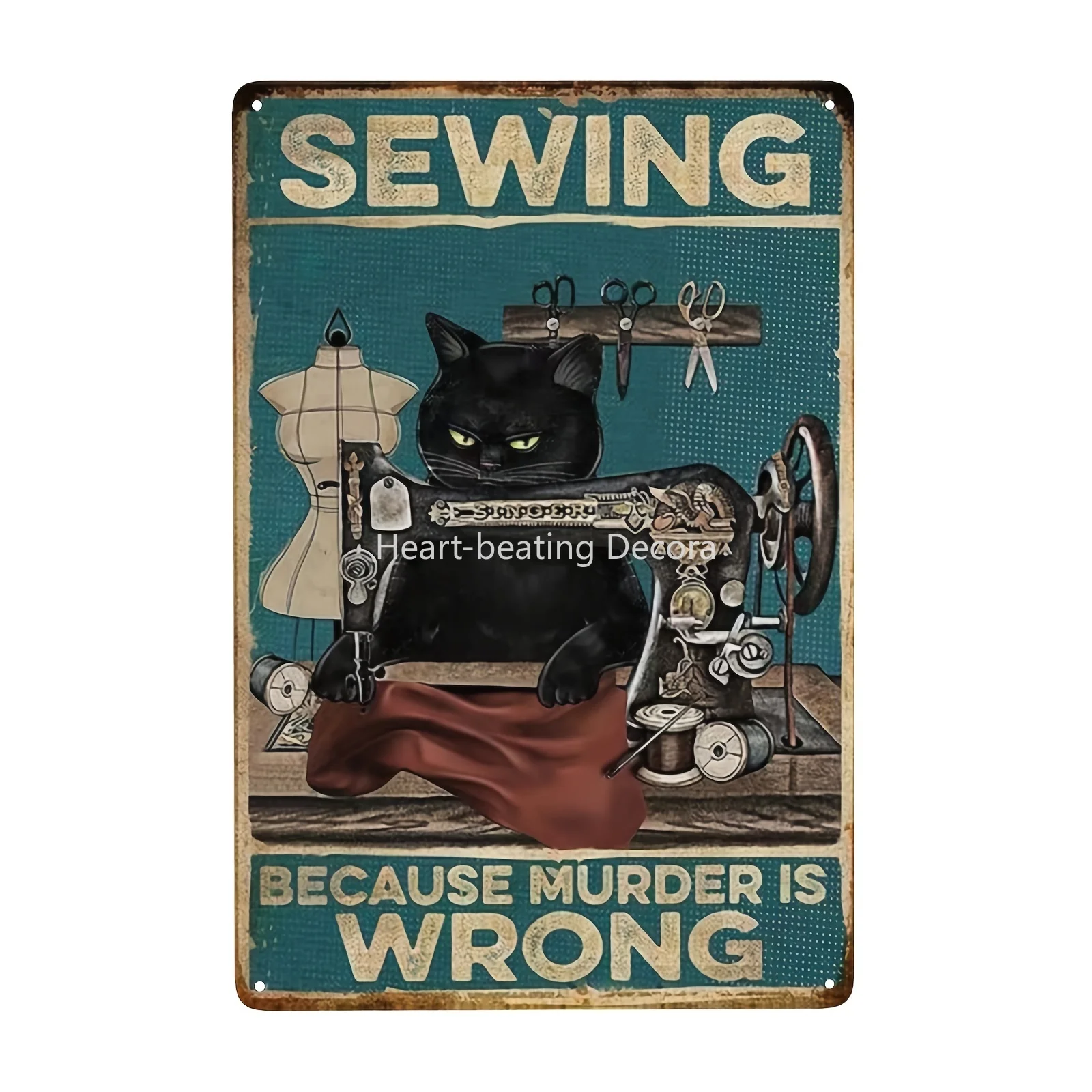 New Tin Sign, Funny Bathroom Quote, Wall Decor, Vintage Cat Wash Your Paws Sign, for Office Home Classroom Bathroom Decor speed limit 15 funny metal tin sign 12 x8 novelty vintage plaque decor home decor room decor wall decor bathroom