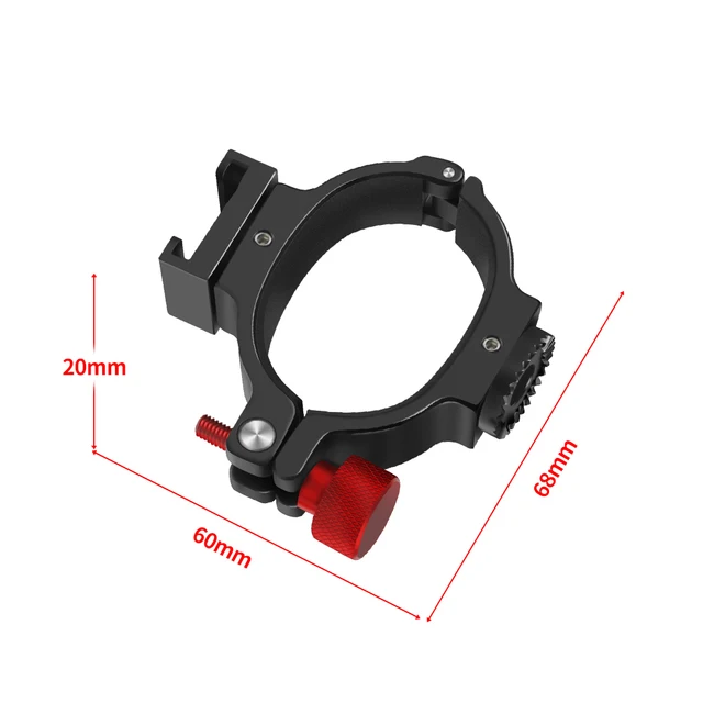 DJI OM4 + リングマウント + ライト + マイク + レンズ Amazon | リングクランプアダプター DJI OM4 OSMO Mobile 3用