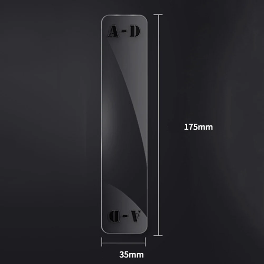 

6pcs Album Organizer Record Divider For Shelf Storage Card Sorting Alphabet Tab Vinyl Dividers Clear Classification Records Lab