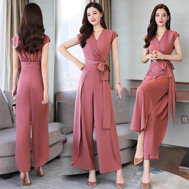 Women's Fashion Outfits 2022 Spring Summer New Flare Leggings Two Piece Set  Korean Style Wide Leg Pants And Tops Lady Suit W56 - AliExpress