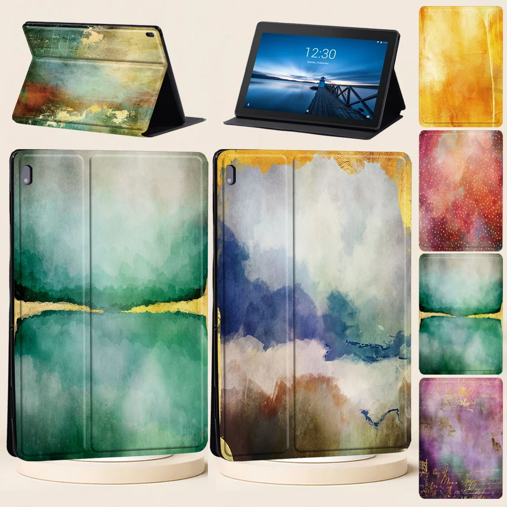 

Tablet Stand Case for Lenovo Tab M10 X605F X505F/Tab E10 TB-X104F/Tab M10 PLUS X606F/M10 HD X306F X306X/Tab M7/M8 Portable Cover