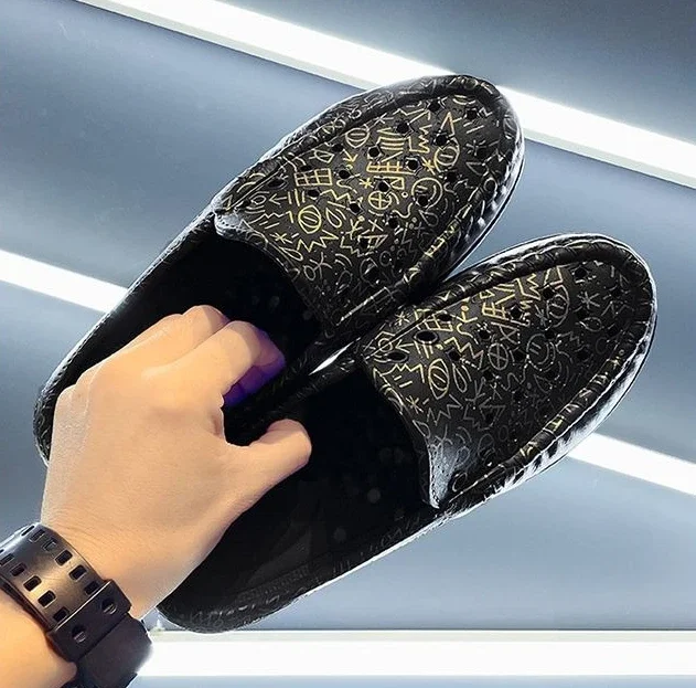 Men's Casual Beach Slides - Comfortable Eva Flat Slippers_voghion.com