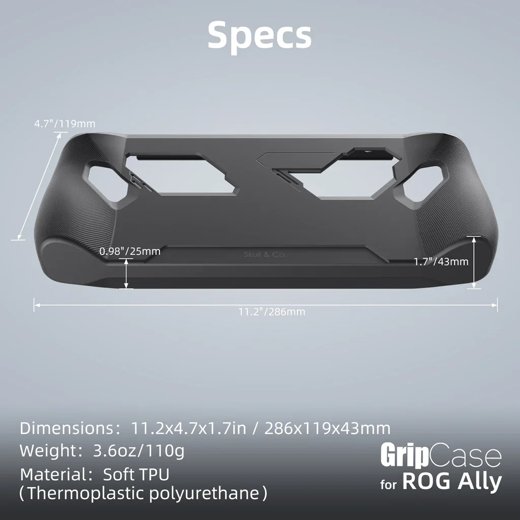 I really hope that the grip case from skull & co fixes my biggest problem  with the ally. : r/ROGAlly