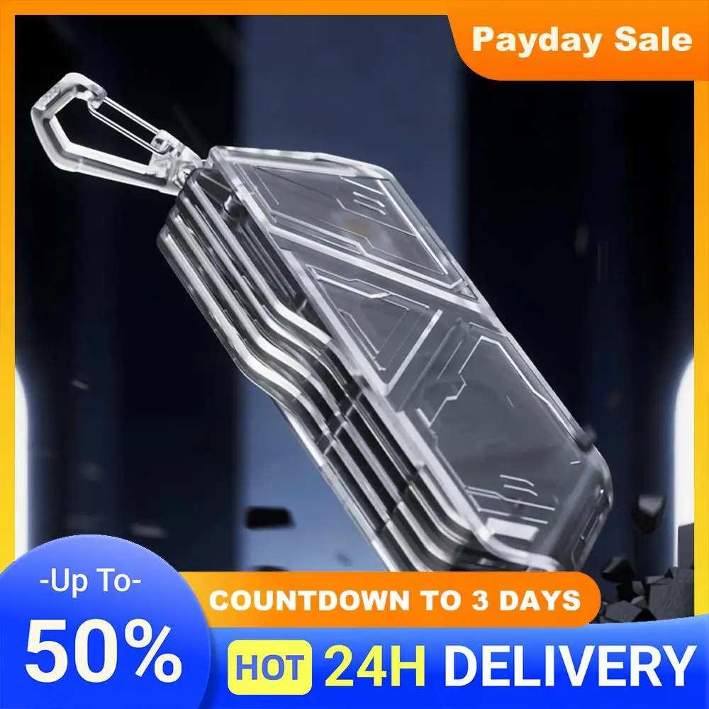 For NS2 Game Card Holder 4 Layer Protective Hard Shell Semi Transparent ...
