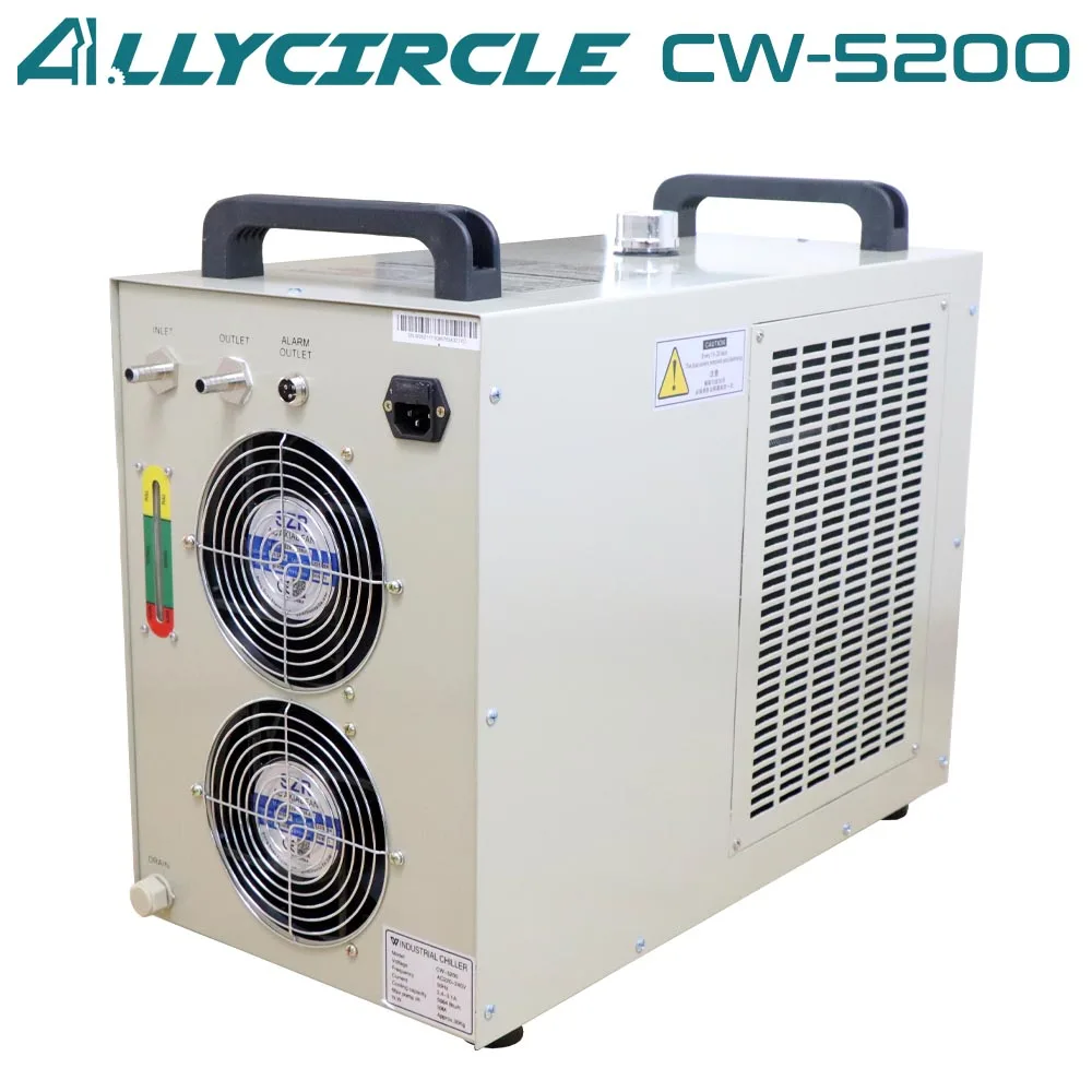 

CW5200 Water Chiller AC220V 50Hz for CNC Router Engraving Machine Spindle Motor Industrial Laser Machine