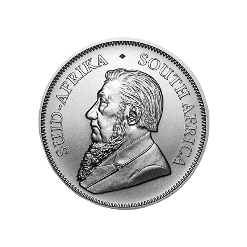 2024 Sud Africa 1 Oz Argento Krugerrand Lingotti Moneta Brillante Non Circolata Con Certificato Di Autenticità 1 Rand Bu
