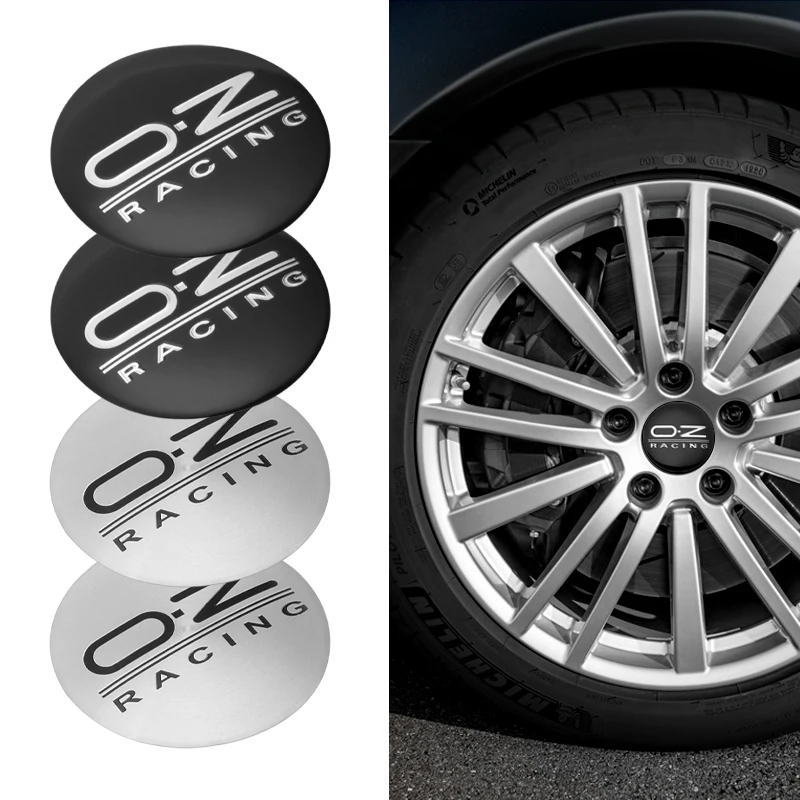 4 Pz 56Mm Oz M582 Coprimozzo Centrale Ruota Coprimozzo Auto Refit Copriruota Car Styling O.Z Racing Per Alleggerita-Hlt Superturismo-Lm
