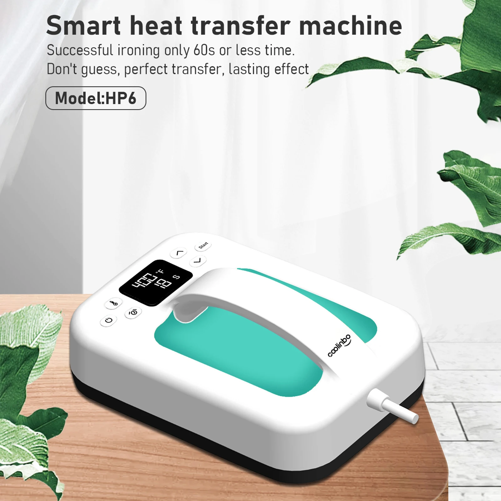 Heat Press Machine HP6スマートヒートプレスマシン Amazon | ヒートプレスマシンコンボ 「8in1」 熱転写プレス