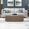 48" Wide Rectangular Coffee Table, Antiqued Gray Oak 3