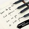 4Pcs/set Calligraphy Brush Pens, Hand Lettering Pens Soft and Hard Tip Water Based Black Ink Marker Set  Art Drawings Markers 6
