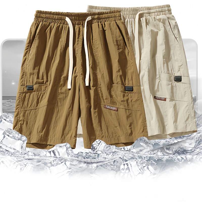 Men's Plus Size Thin Workwear Loose Casual Pants