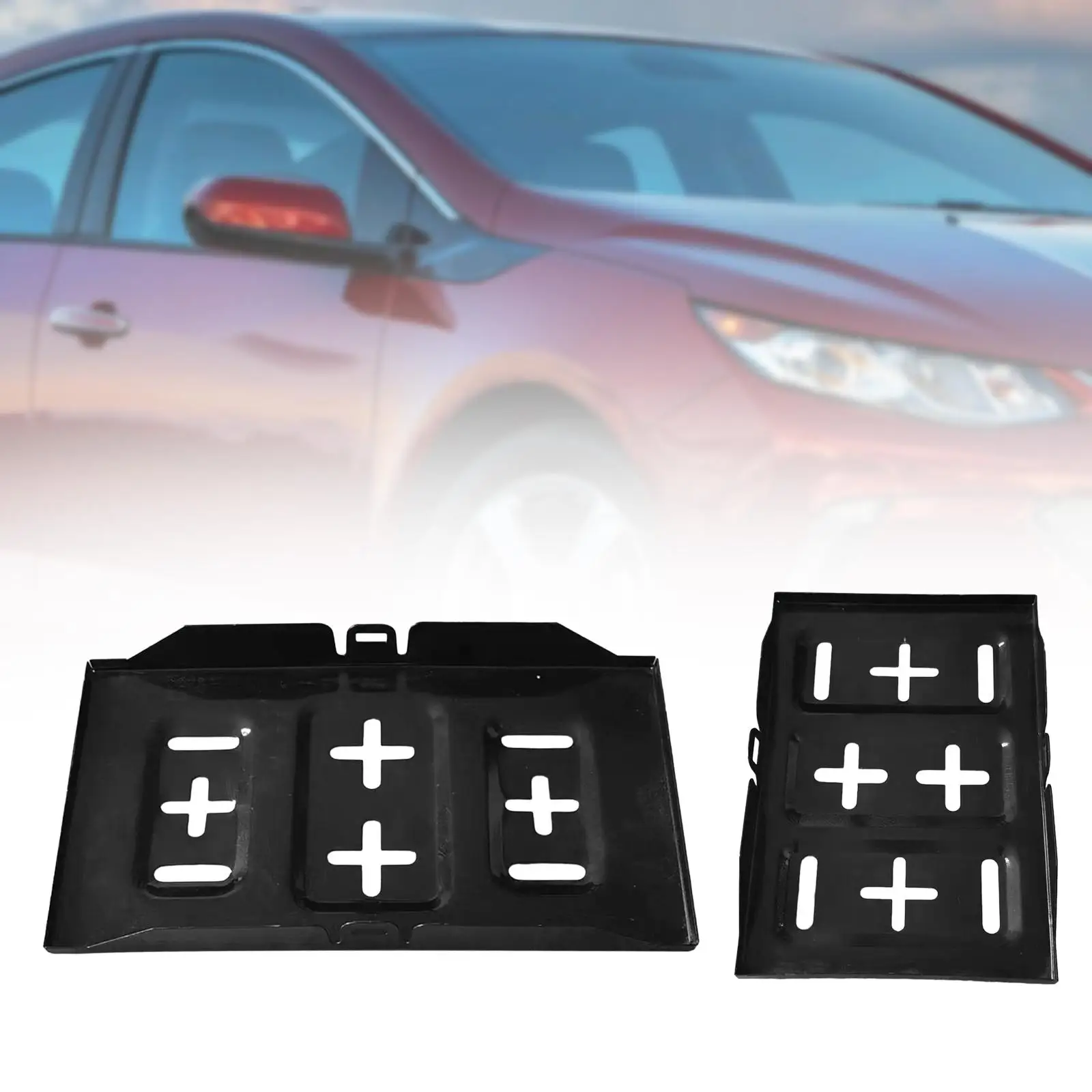 Battery Holder Tray Mounting Bracket Set for Truck Cars Boats Auto Fixing Tie Down