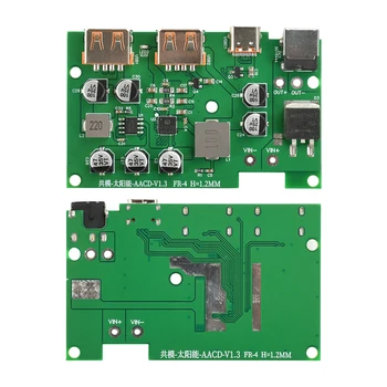 Regolatore solare Caricatore inverter solari fai-da-te Regolatore solare Doppia interfaccia USB tipo C CC Supporto QC3.0 PD2.0 Ricarica rapida
