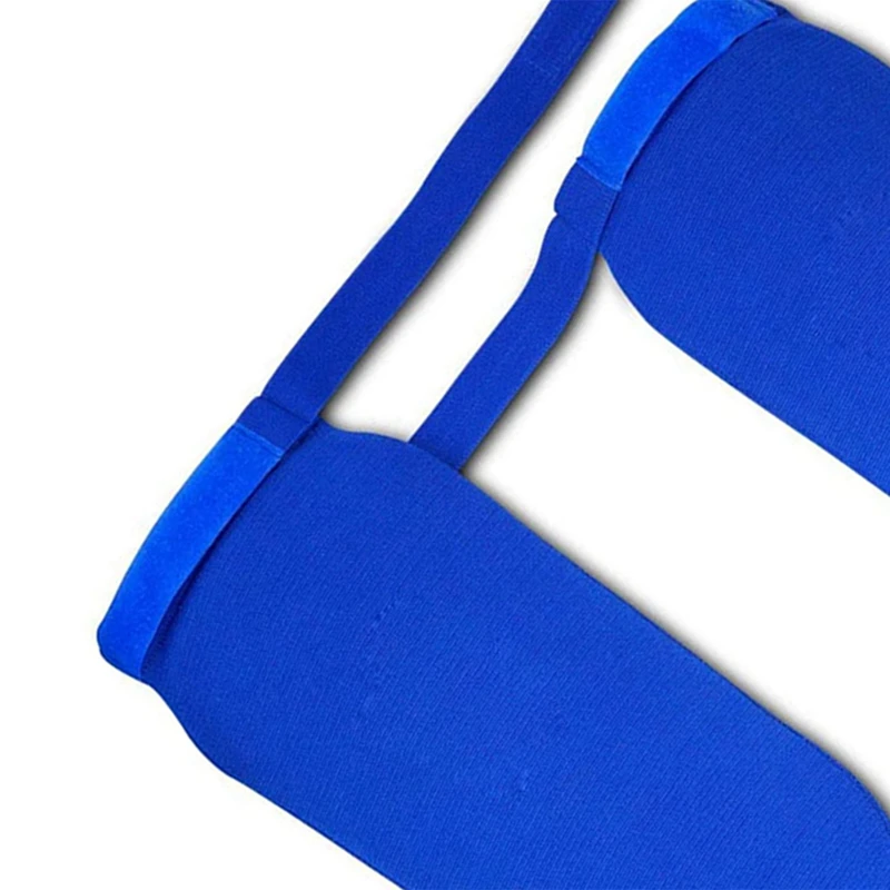 Blue Karate Protective Gear Boxing Training Shin Guards Taekwondo Sanda Fighting Shin Guards And Instep