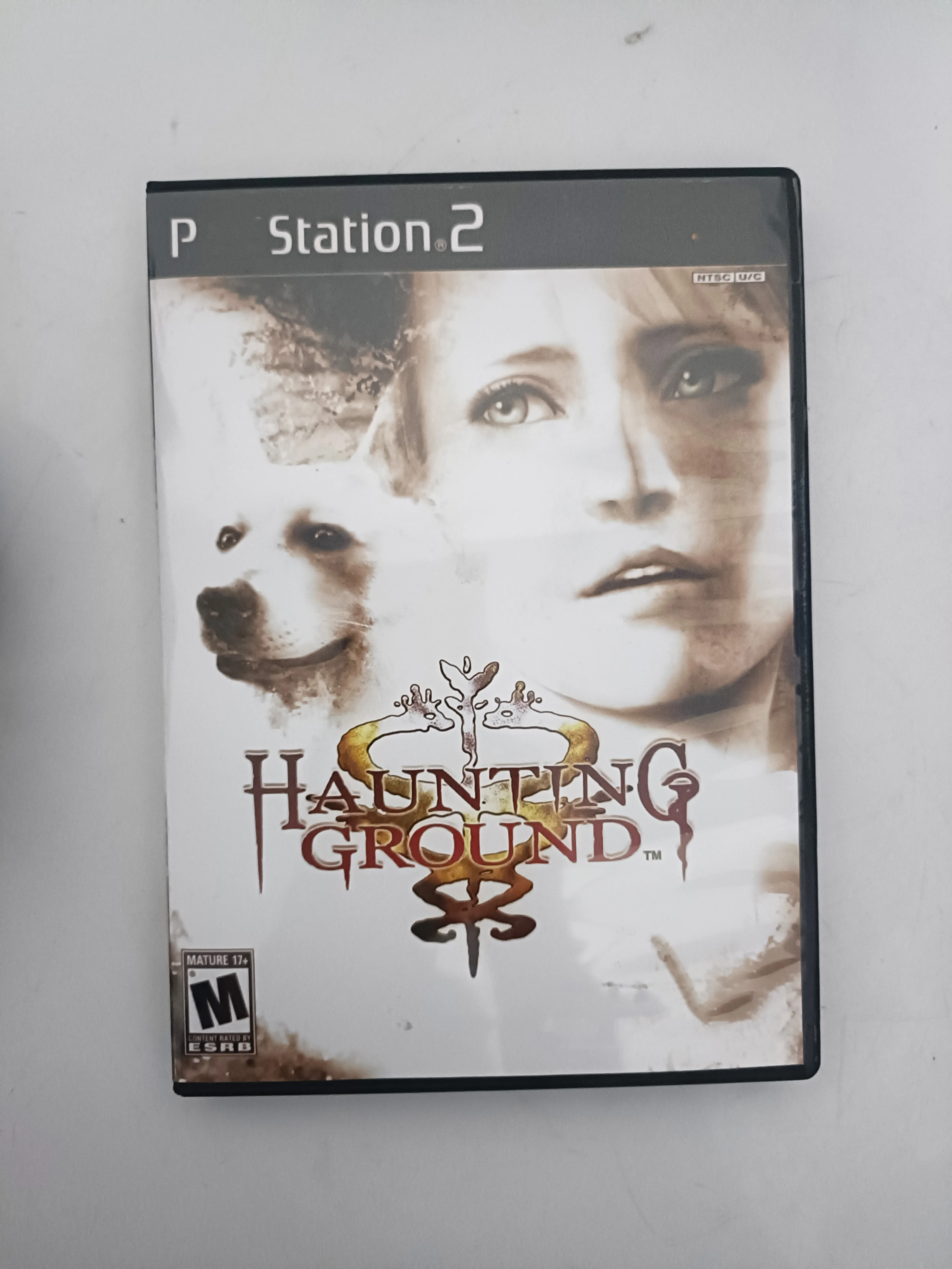 PS2 Haunting Ground With Manual Copy Disc Game Unlock Console Station 2 Retro Optical Driver Retro Video Game Machine Parts