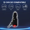 DC 12-24V Power Cable for Starlink Mini 16AWG Car Charging Cable with LED Indicator Switch Against Surge Electric Wire Plug&Play 4