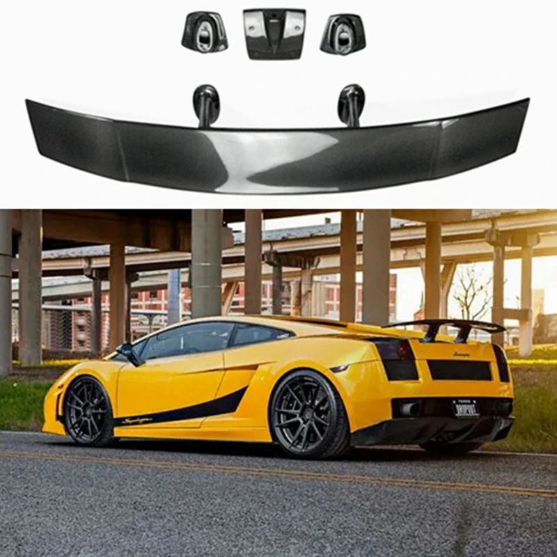 

For Lamborghini Gallardo LP540/LP550/LP560 2007-2014 Real Carbon Fiber Rear Trunk Lip Spoiler FRP / Forged carbon
