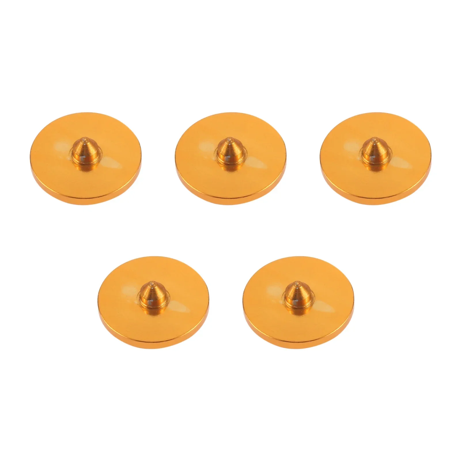 5Pcs 20mm Aluminium Alloy Round Shaped Golf Ball Position Mark Markers Practical Golfer Training Aids Red/Gold/Silver/Blue/Black