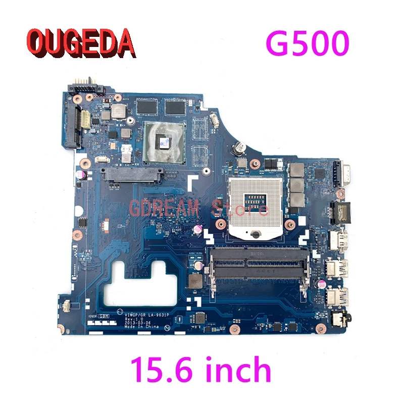 

Материнская плата OUGEDA KIWA7 LA-5082P для ноутбука Lenovo Ideapad G550, плата с бесплатным ЦПУ GM45 GPU, с HDMI портом, полный тест
