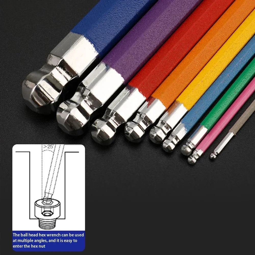 Alloy Steel Hex Key Allen Wrench Hand Tool Set