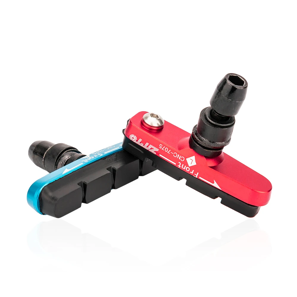 ZTTO Folding Bike Brake Pads, Wear Resistant Rubber Shoes Bicycle V Brake Shoes Pads Aluminum Alloy For BMX 14 16 18 20 Inch Rims - Image 5