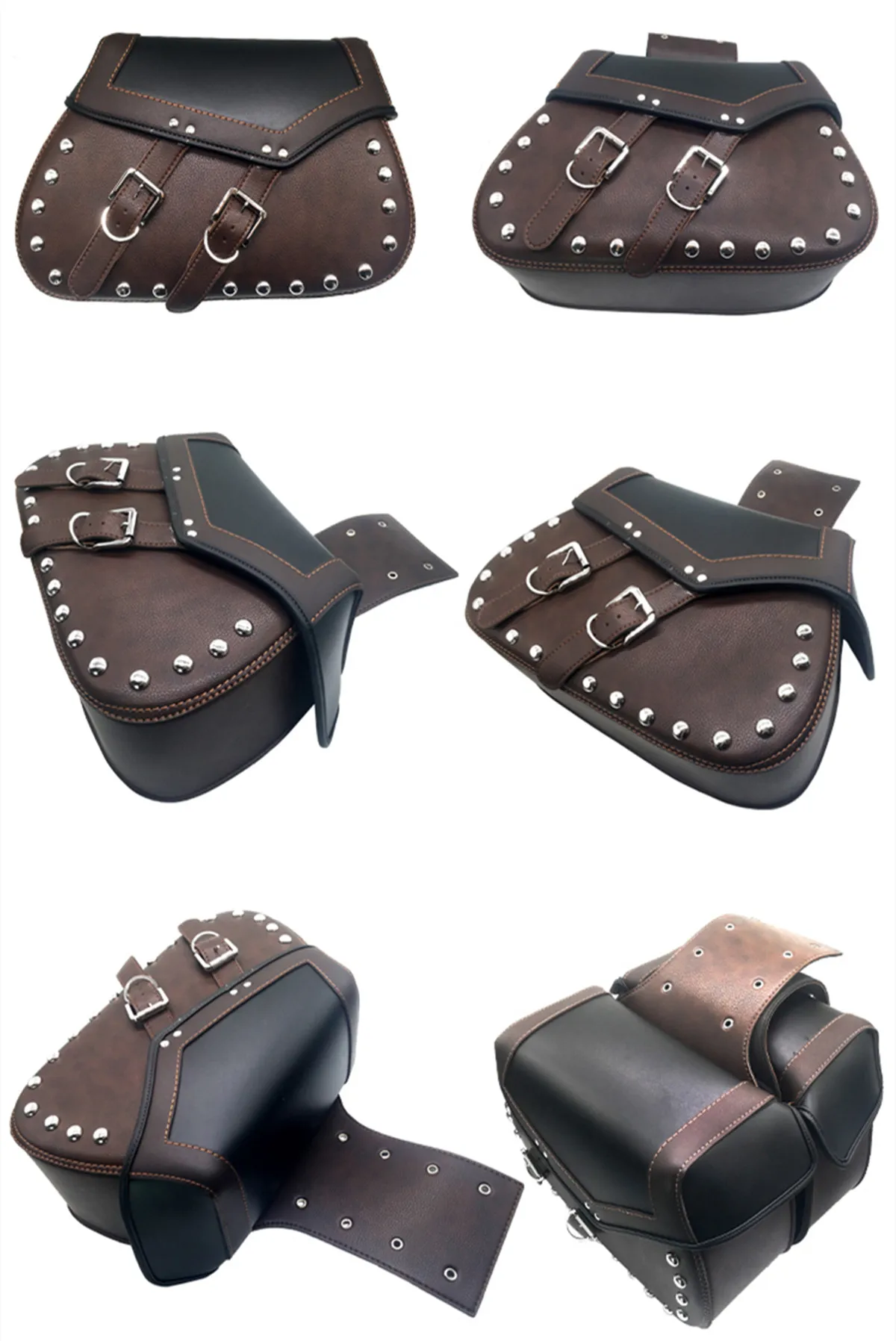 Leather Like Motorcycle Saddlebags Dream Apparel Motorcycle Saddle
