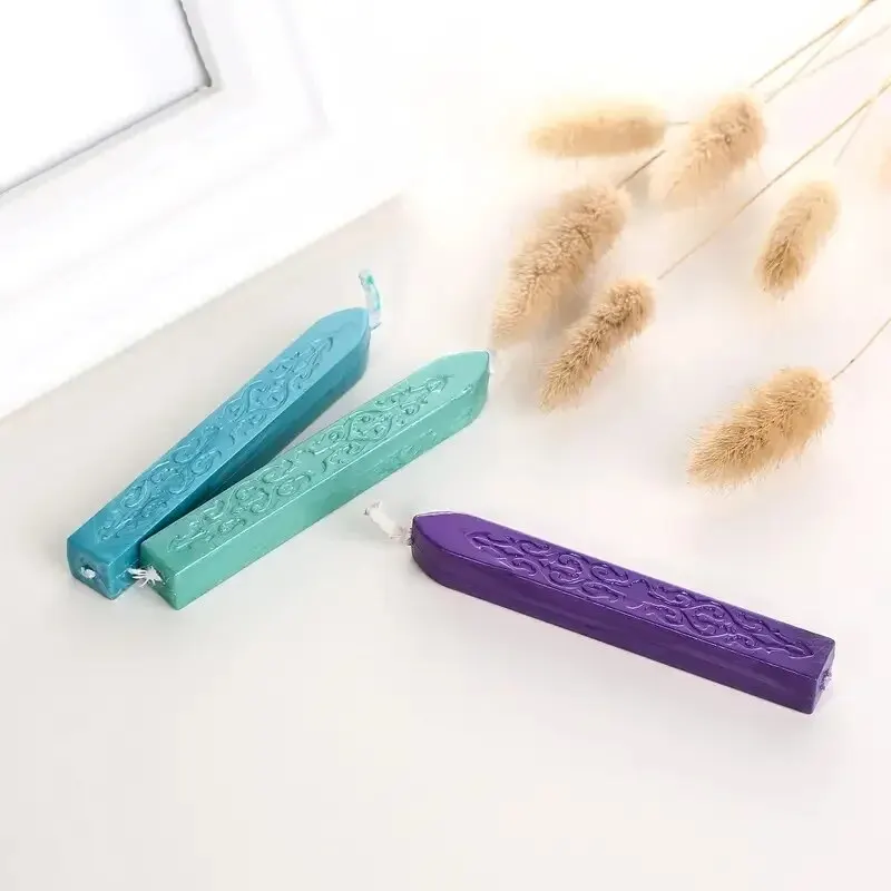 Wax Seal Sticks 12 Pieces With Wicks for Seal Stamp