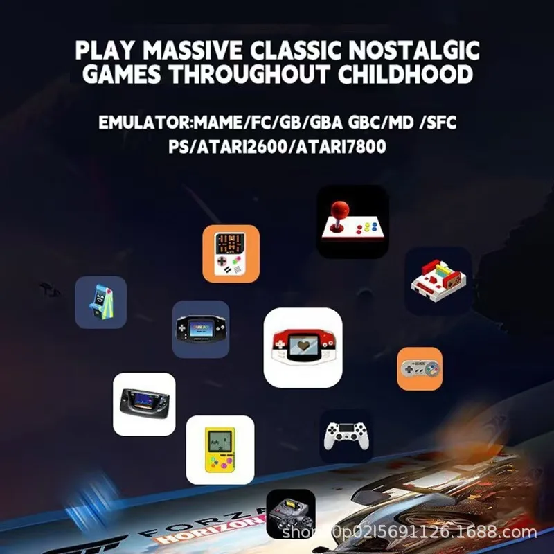 Game console x2pro family 3d game console 2.4g wireless retrohdmi tv psp game