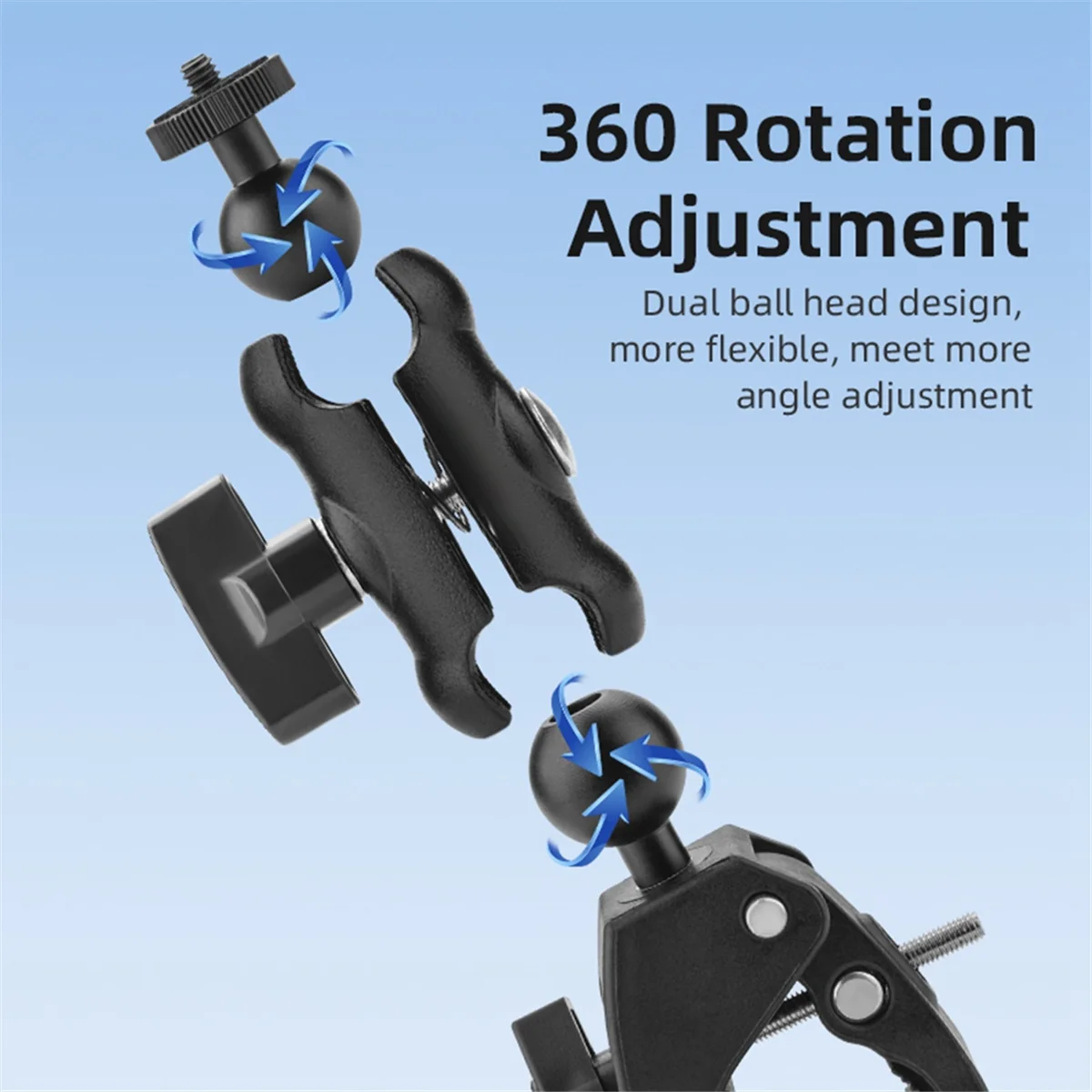 Support guidon moto pour télécommande DJI RC/RC2 - Fixation antidérapante