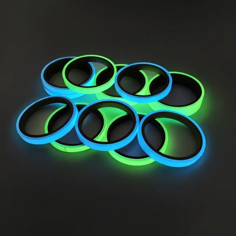 Self-adhesive Luminous Fluorescent Safety Tape for DIY Decorative Stage Stair Warning
