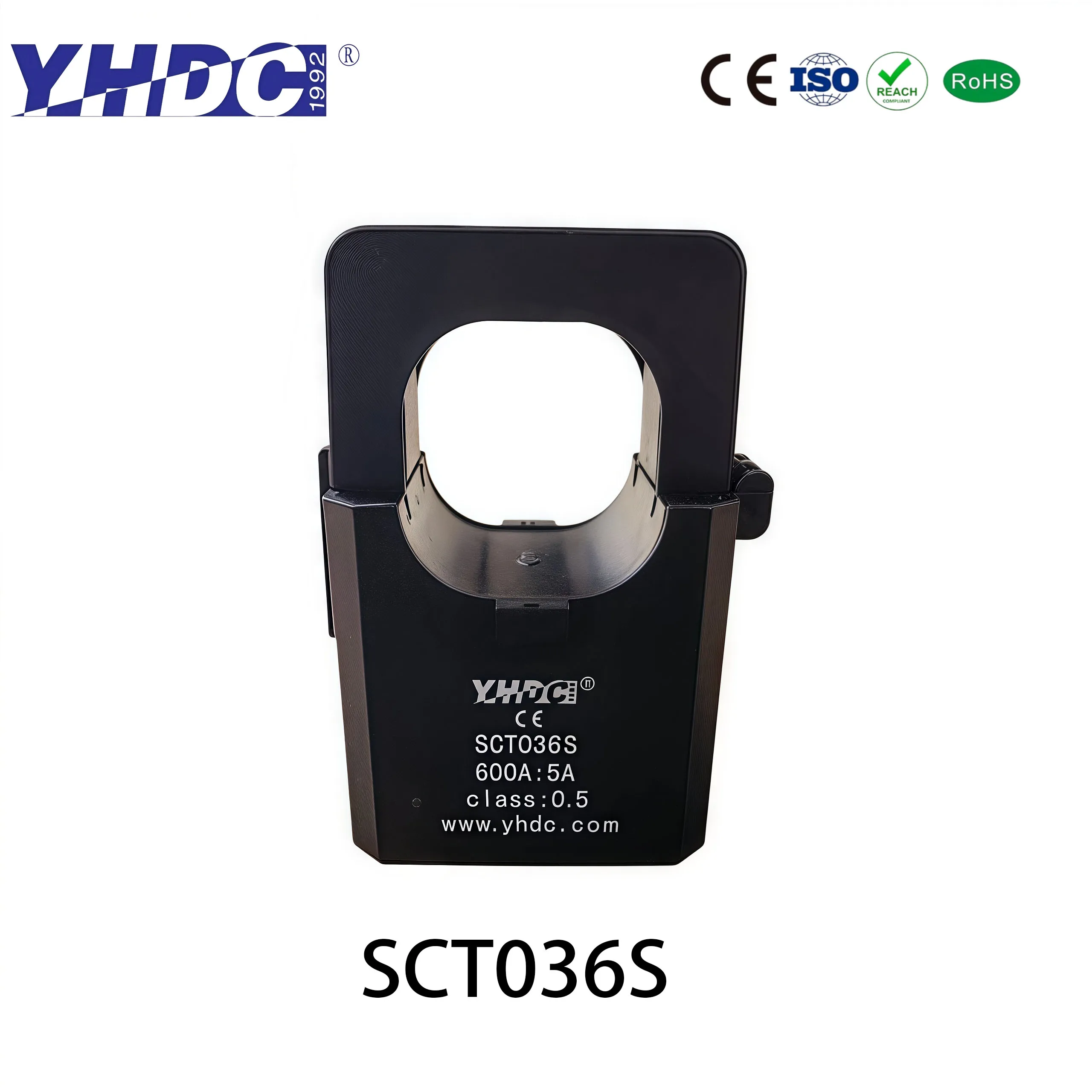 YHDC SCT036S 입력 100A/200A/300A/400A/500A/600A 출력 1A 정확도 1%/0.5% 분할형 전류 변압기