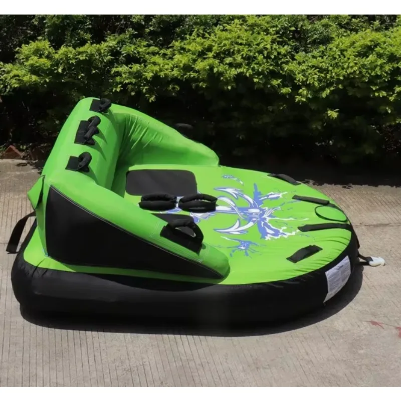 FDS 2 Person Towable Water Raft Tube for Boating, Large Towable Tube Inflatable for Adults Water Sports, Floating Raft Boat